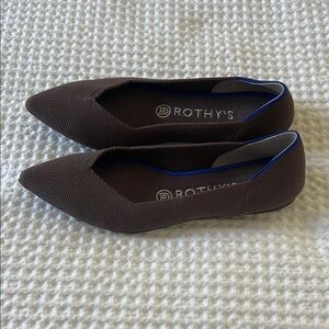 Rothy's The Point in dark grey